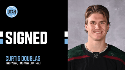 Utah Hockey Club Signs Forward Curtis Douglas to Two-Year Contract  