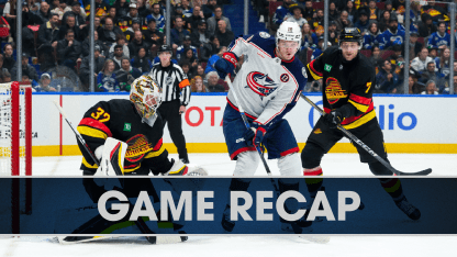 Columbus Blue Jackets Vancouver Canucks game recap December 6