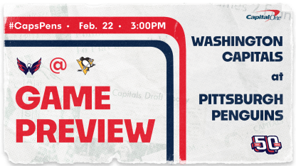 Caps Get Back to Work in Pittsburgh