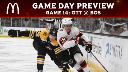 Sens hit the road for Boston