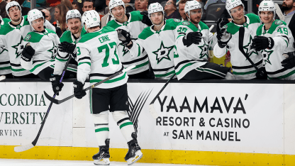 DAL@ANA: Erne scores goal against Petr Mrazek