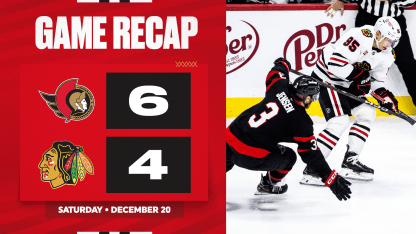 Game Highlights | Blackhawks at Senators