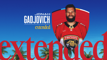 Florida Panthers Agree to Terms with Forward Jonah Gadjovich on a Two-Year Contract Extension