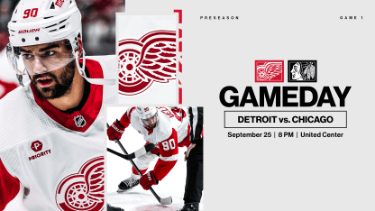 PREVIEW: Red Wings visit Blackhawks for 2024-25 preseason opener on Wednesday