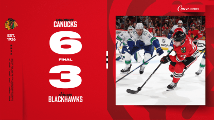 RECAP: Canucks Capitalize as Blackhawks Fall 6-3