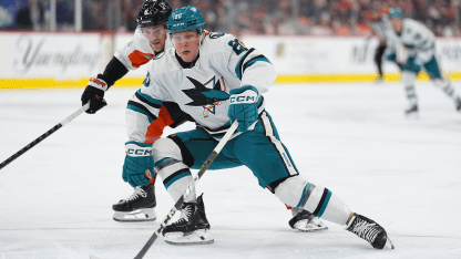 Sharks Force OT For Point in Philly