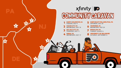Flyers Announce Dates For the Return of the Community Caravan