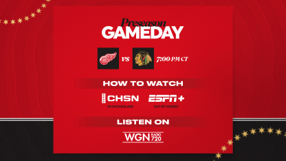 PREVIEW: Blackhawks Host Red Wings in Tuesday Preseason Matchup