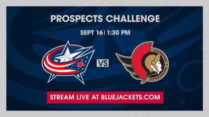 Prospects Challenge Live Stream. CBJ at Ottawa 1:30PM