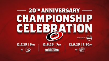 Canes Announce 20th Anniversary Championship Celebration