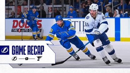 Recap: St. Louis Blues 3, Tampa Bay Lightning 2 - SO