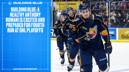 Building Blue: A Healthy Anthony Romani is Excited and Prepared for Fourth Run at OHL Playoffs