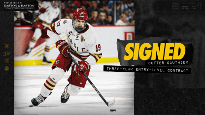Ducks Sign Gauthier to Entry-Level Contract