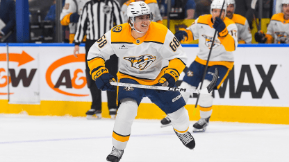 Zachary L’Heureux contrat deux ans Predators Nashville