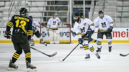 Brij Singh Playing Rec Hockey at Michigan