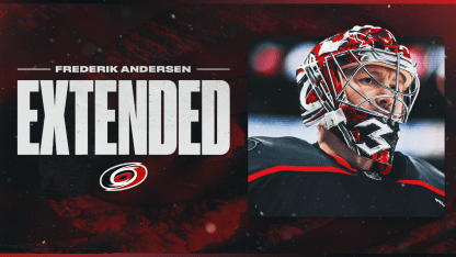 Canes Sign Frederik Andersen To One-Year Extension