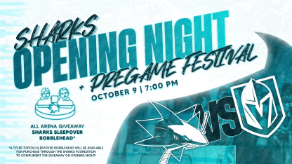 Join the Sharks for Opening Night!