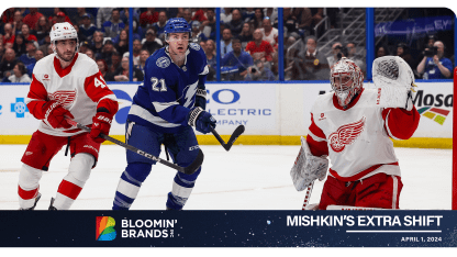 Mishkin's Extra Shift: Detroit Red Wings 4, Tampa Bay Lightning 2