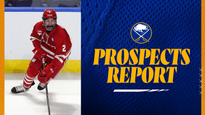 buffalo sabres prospects frozen four luka osburn vasily zelenov