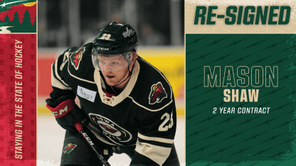 Mason Shaw Re-Signed