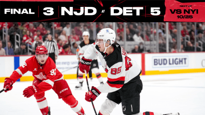 DEVILS AT RED WINGS 10/24/24 GAME STORY