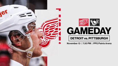 PREVIEW: With bags packed, Red Wings start four-game road trip on Wednesday against Penguins