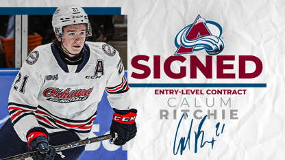 Avalanche Signs Calum Ritchie