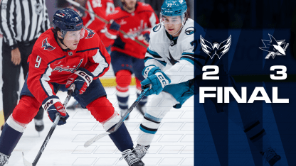 FINAL: Capitals 2 - Sharks 3