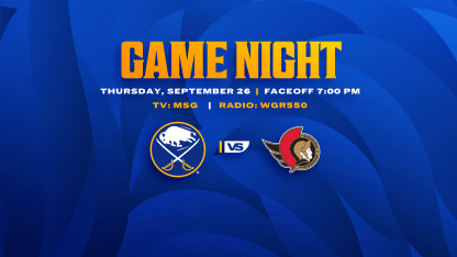 how to watch buffalo sabres ottawa senators preseason roster september 26 2024