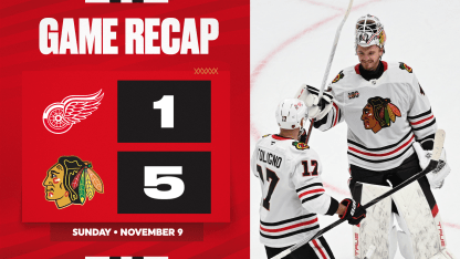 Game Recap | Blackhawks at Red Wings