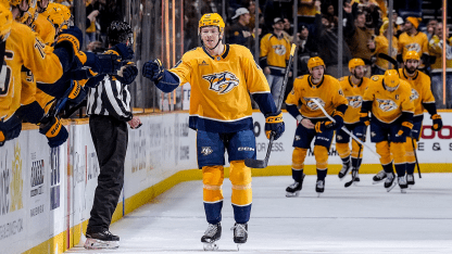 COL@NSH: Schaefer scores goal against Scott Wedgewood