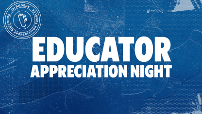 <center><h3 class="promoTitle">Educator Appreciation Night</h3><p class="promoGameDetails">vs. CHI | Thursday, Dec. 12 | 7:30 PM</p></center>