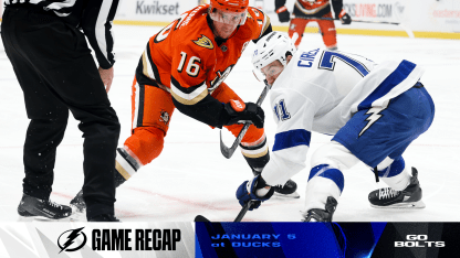 Recap: Anaheim Ducks 4, Tampa Bay Lightning 1