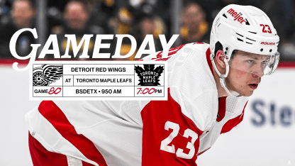 PREVIEW: Red Wings conclude important two-game road swing Saturday against Maple Leafs