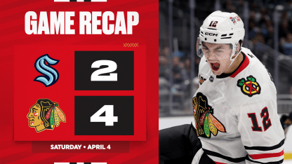 Game Recap | Blackhawks at Kraken