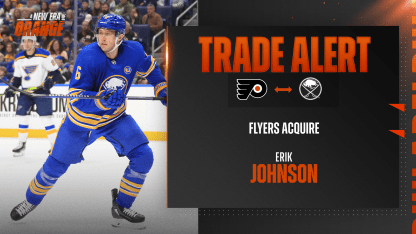 Flyers acquire Erik Johnson from Buffalo in exchange for a fourth round 2024 NHL Draft pick