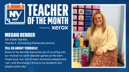 Teacher of the Month: Megan Bender
