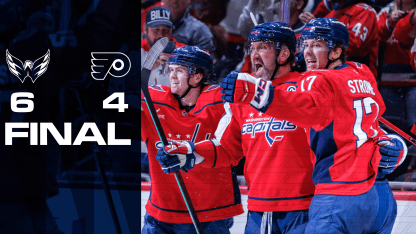 FINAL: Capitals 6, Flyers 4