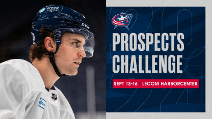 blue jackets roster schedule buffalo prospects challenge