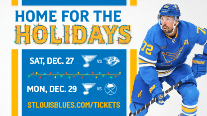 The Blues are Home for the Holidays!