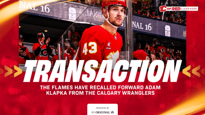 Flames Recall Adam Klapka - 19.11.24