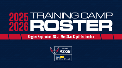 Capitals Announce 2025-26 Training Camp Schedule and Roster
