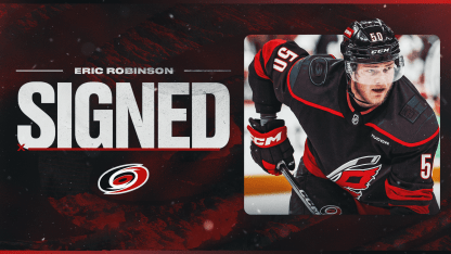 Canes Sign Eric Robinson To Four-Year Extension