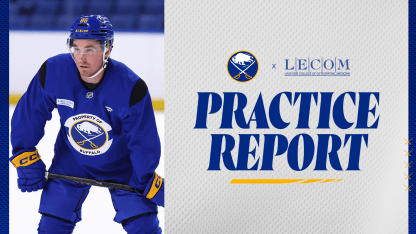 buffalo sabres practice seattle noah ostlund josh norris alex tuch