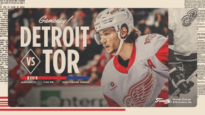 PREVIEW: Red Wings hit the road for three game-trek, aim to finish regular-season series sweep of Maple Leafs on Wednesday