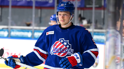 buffalo sabres konsta helenius rochester americans amerks 2024-25 ahl top prospects team