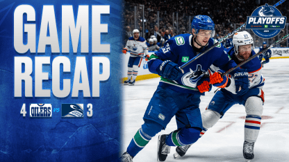 Canucks Drop Game 2 to Edmonton 4-3 in Overtime