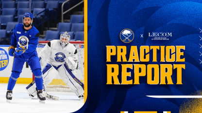 buffalo sabres practice updates power play rasmus dahlin mattias samuelsson jordan greenway tyson kozak