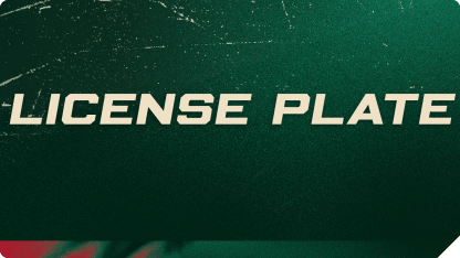 Wild License Plate