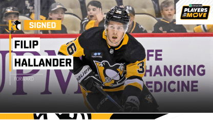 Penguins Sign Forward Filip Hallander to a Two-Year Contract